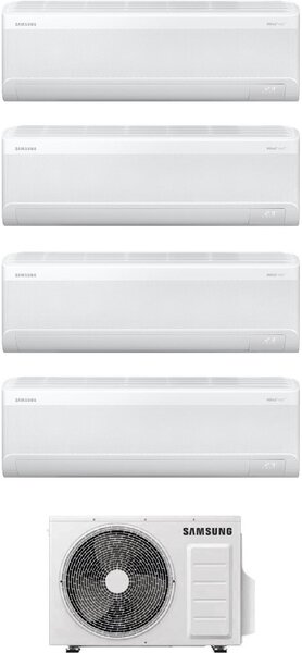 Samsung Climatizzatore Quadri split 12000+12000+12000+12000 btu Inverter Condizionatore con Pompa di Calore Gas R32 WIFI Classe A++/A+ (Unit Inte