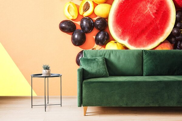 Carta da parati – Frutta estiva succosa