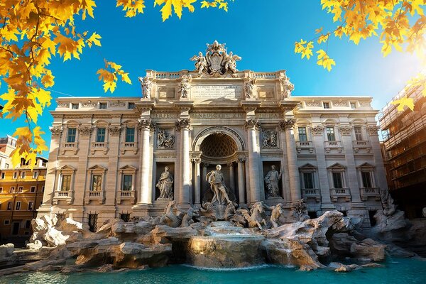 Carta da parati – Fontana di Trevi a Roma