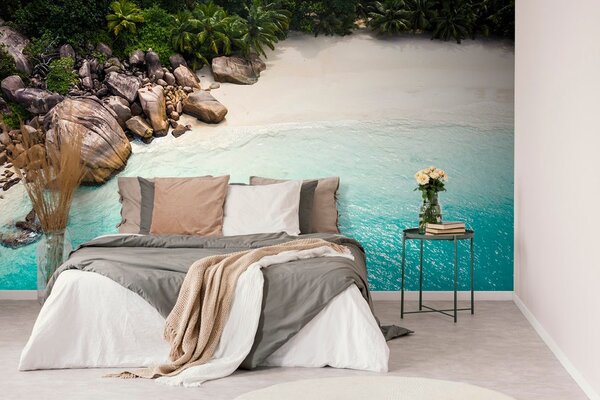 Carta da parati – Costa delle Seychelles