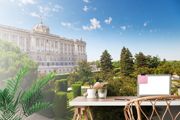 Carta da parati – Palazzo Reale a Madrid