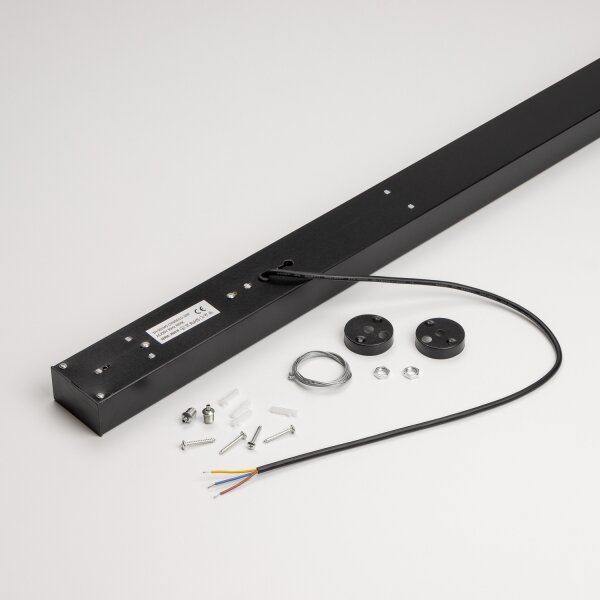 Lampada da soffitto LED a montaggio superficiale o a sospensione CYNIDECO LED/12W/230V 4000K nero