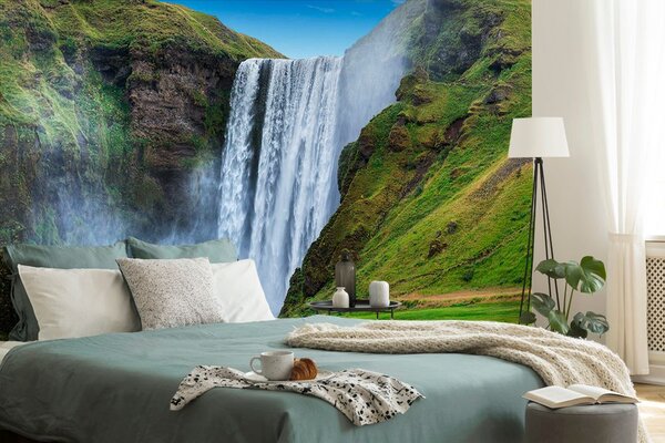Carta da parati – Cascata iconica in Islanda
