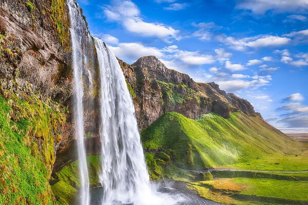 Carta da parati – Cascata Seljalandsfoss