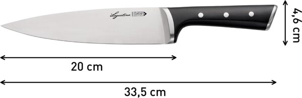 LAGOSTINA Coltello Chef Iceforce Lama da 20 cm in Acciaio Inox - 014458510120