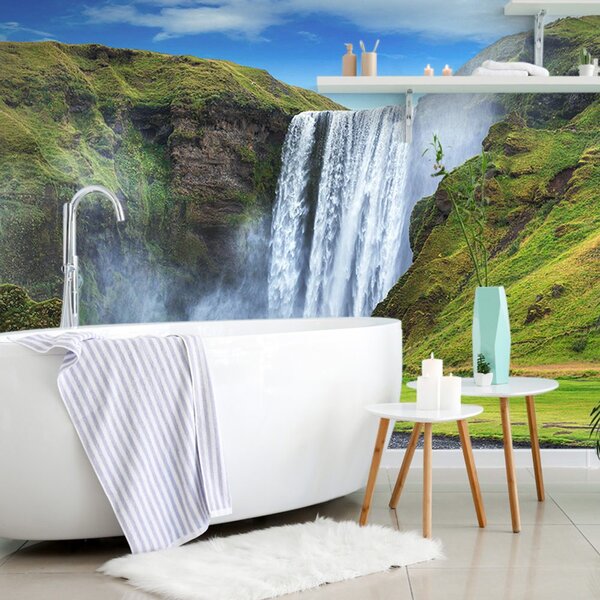 Carta da parati – Cascata iconica in Islanda