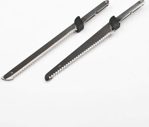 Girmi Coltello elettrico con 2 Lame Inox Potenza 45 Watt Funzione Pulse Protezione dita colore Nero - 161884 CT10