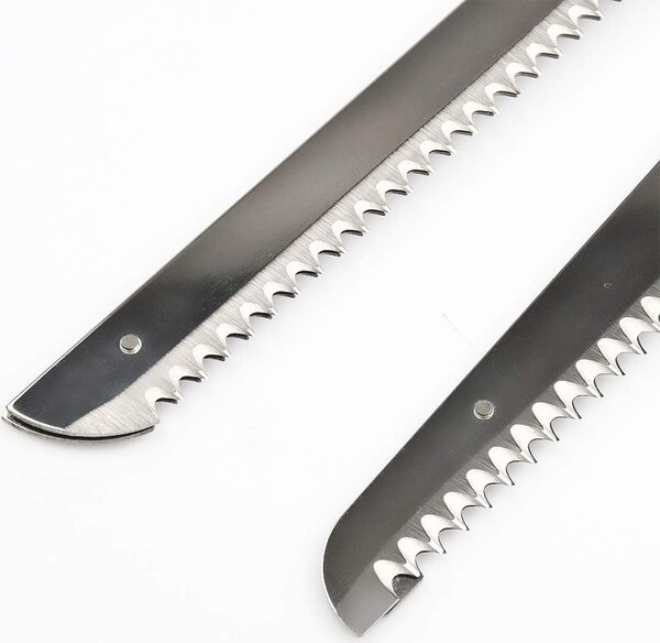 Girmi Coltello elettrico con 2 Lame Inox Potenza 45 Watt Funzione Pulse Protezione dita colore Nero - 161884 CT10