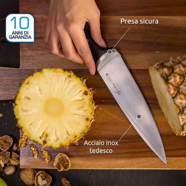 LAGOSTINA Coltello Santoku Iceforce Lama da 18 cm in Acciaio Inox - 014458510318