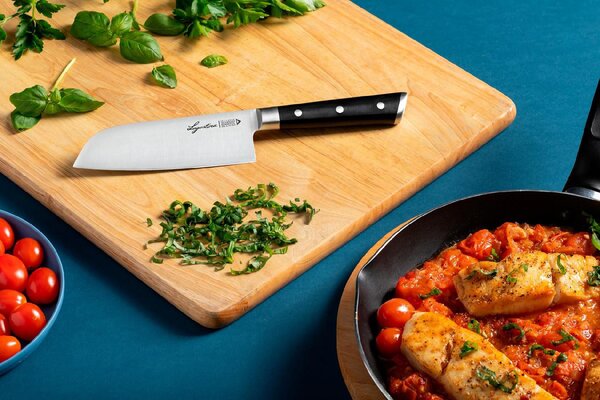 LAGOSTINA Coltello Santoku Iceforce Lama da 18 cm in Acciaio Inox - 014458510318