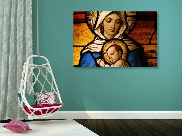 Quadro su tela – Madonna con bambino