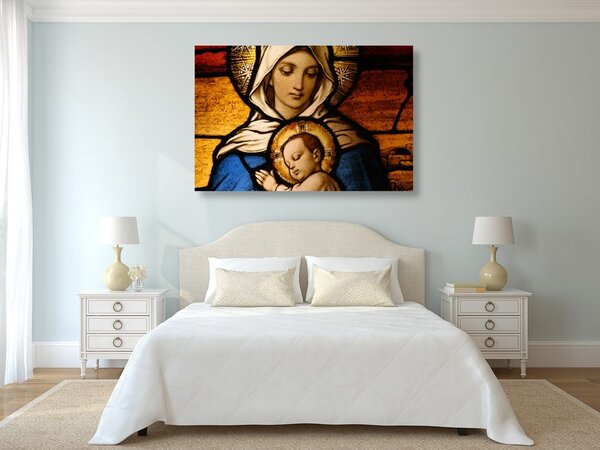 Quadro su tela – Madonna con bambino