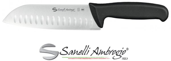 Ambrogio Sanelli Coltello Supra Santoku Lama Alveolata cm 18 - N535018