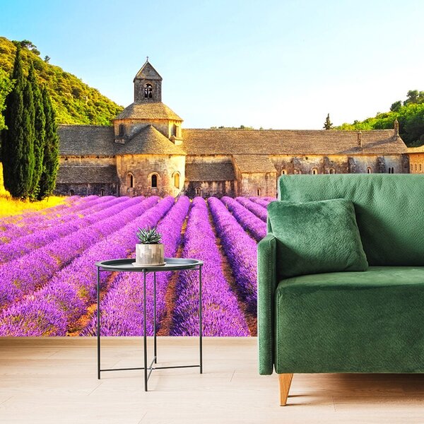 Carta da parati – Provenza con campi di lavanda