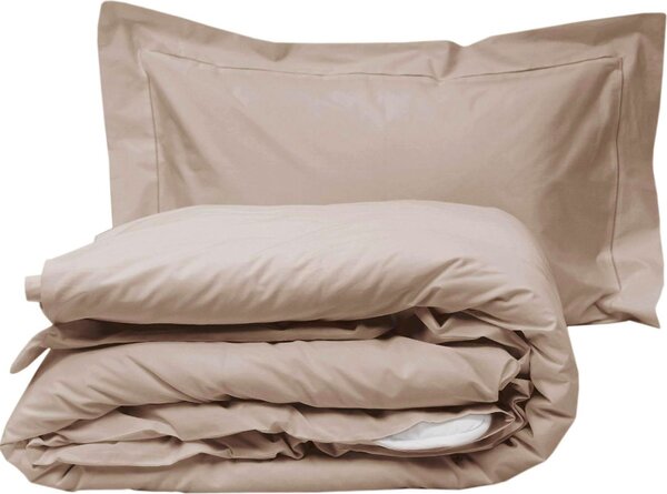 Blanco Raya Completo Letto in Percalle di Cotone Letto 1 piazza e mezza Set: Copripiumone 200x205 cm / Lenzuolo con Angoli 130x200 cm / 1 Federa 50