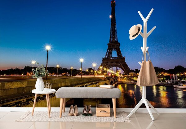Carta da parati – Torre Eiffel di notte