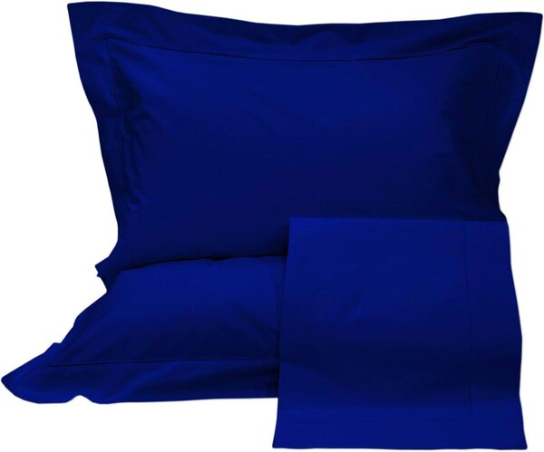 Blanco Raya Completo Letto in Percalle di Cotone Letto Matrimoniale Set: Lenzuolo Sopra 268x300 cm / Lenzuolo con Angoli 180x200 cm / 2 Federe 50x8