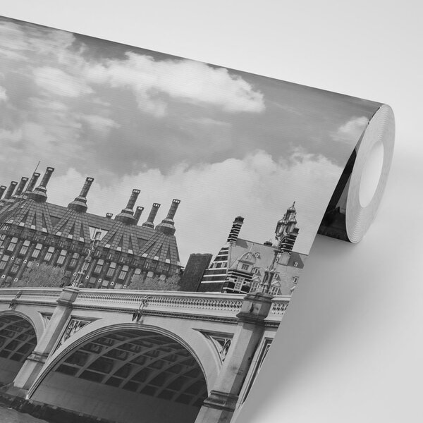 Carta da parati – Big Ben a Londra in bianco e nero