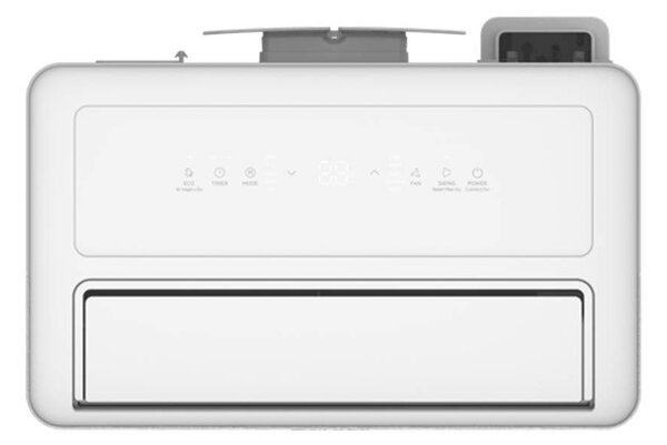 MIDEA Condizionatore Portatile 12000 Btu Climatizzatore con Pompa di Calore Classe A++/A+ con Unit Esterna - 12HP Porta Split
