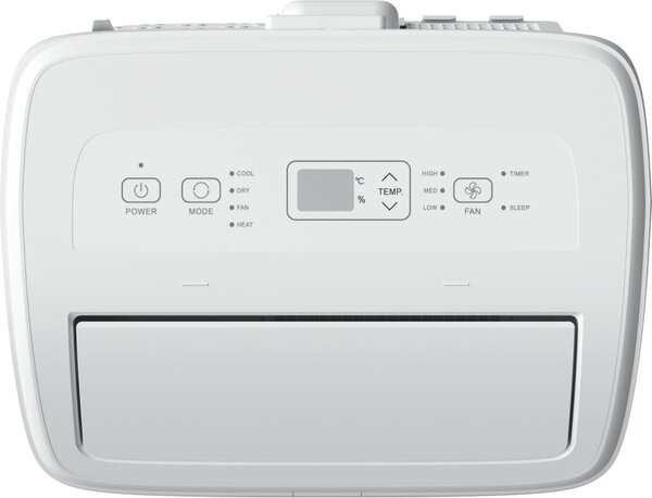 Hisense Condizionatore Portatile 12000 Btu /h Climatizzatore solo Freddo Classe A Funzione Deumidificatore e Timer colore Bianco - APC12QC