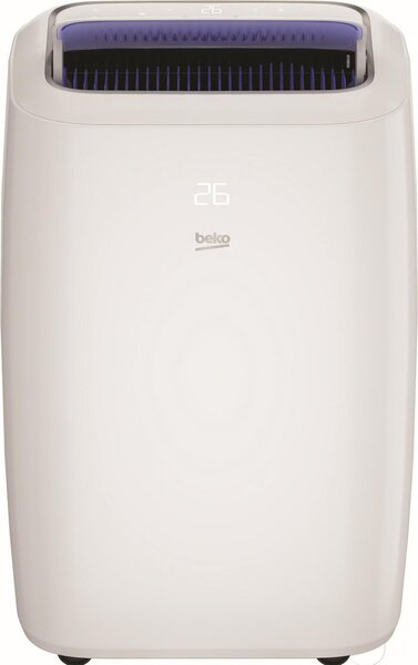 Beko Condizionatore Portatile 12000 Btu /h Climatizzatore Classe A Funzione Deumidificatore Wi-Fi Timer colore Bianco - BP1125H