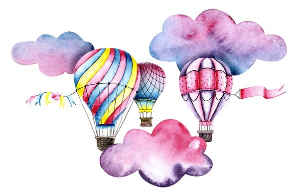 Carta da parati – Palloncini al vento