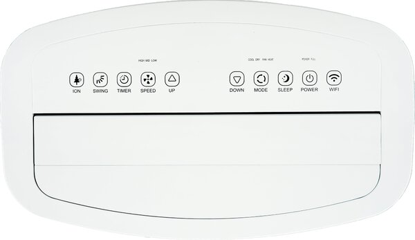 Argo Condizionatore Portatile 13000 BTU/h Climatizzatore con Pompa di Calore Classe A/A Funzione Deumidificatore con Telecomando e Timer colore Bia
