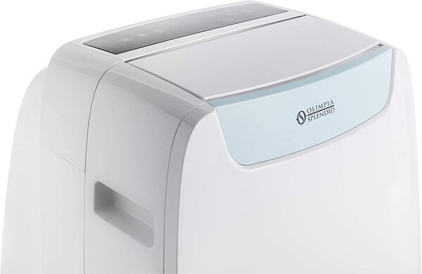 OLIMPIA SPLENDID Condizionatore Portatile 13000 Btu/h (Gas R290) Climatizzatore silenzioso Classe A+ Funzione Deumidificatore Telecomando Timer e