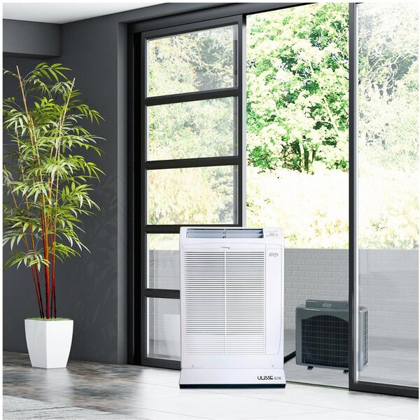 Argo Condizionatore Portatile 13000 BTU/h Climatizzatore con Unit Esterna Classe A con Telecomando e Timer colore Bianco - Ulisse Eco