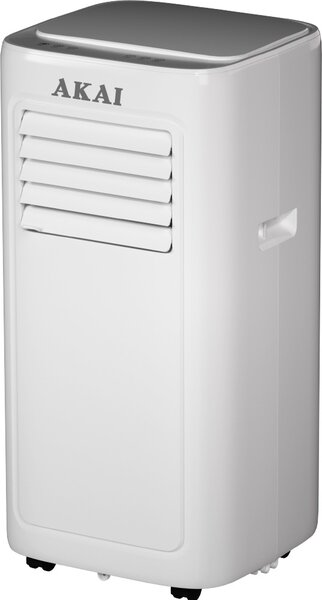 Akai Condizionatore Portatile 7000 Btu (Gas R290) Climatizzatore Classe A Funzione Deumidificatore 316x329x678 mm Telecomando e Timer - ACP730K-J