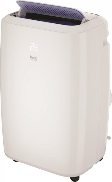 Beko Condizionatore Portatile 9000 Btu /h Climatizzatore Classe A R290 Funzione Deumidificatore Wi-Fi colore Bianco - BP1095C