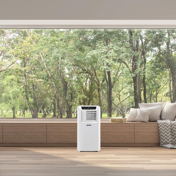 Zephir Condizionatore Portatile 9000 Btu /h Climatizzatore con Pompa di Calore Classe A/A - ZPC9000H