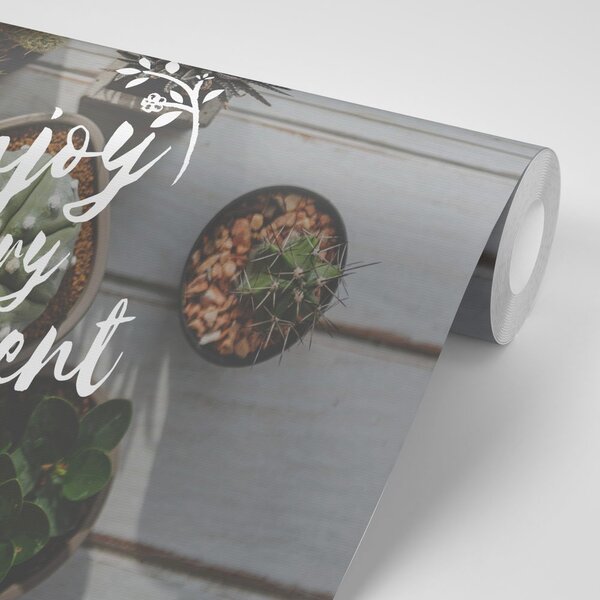 Carta da parati – Citazione - Enjoy every moment