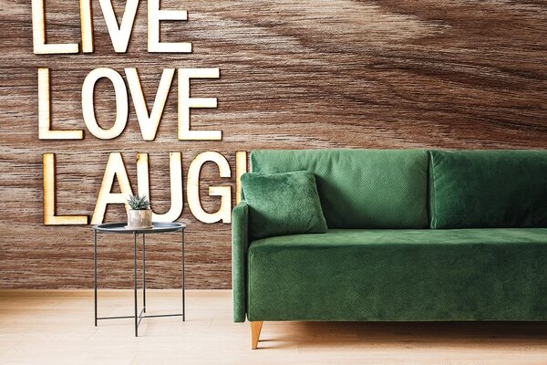 Carta da parati – Parole - Live Love Laugh