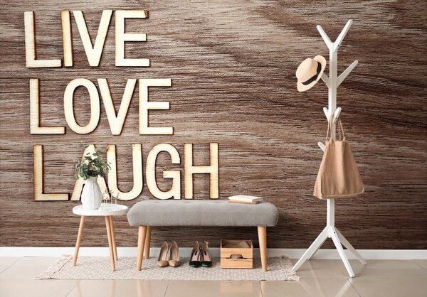 Carta da parati – Parole - Live Love Laugh