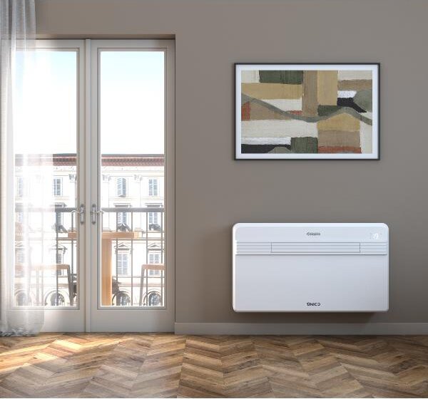 OLIMPIA SPLENDID Condizionatore Senza Unit Esterna Climatizzatore 3500 Watt a Pompa di Calore Classe A/A R32 Wi-Fi Funzione Deumidificatore colore