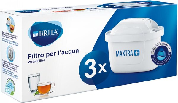 Brita Confezione 3 filtri Maxtra+ per caraffe filtranti