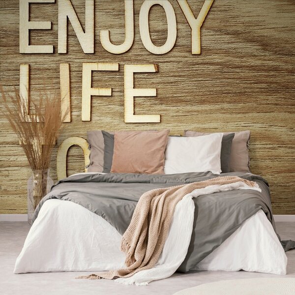 Carta da parati – Citazione - Enjoy life today