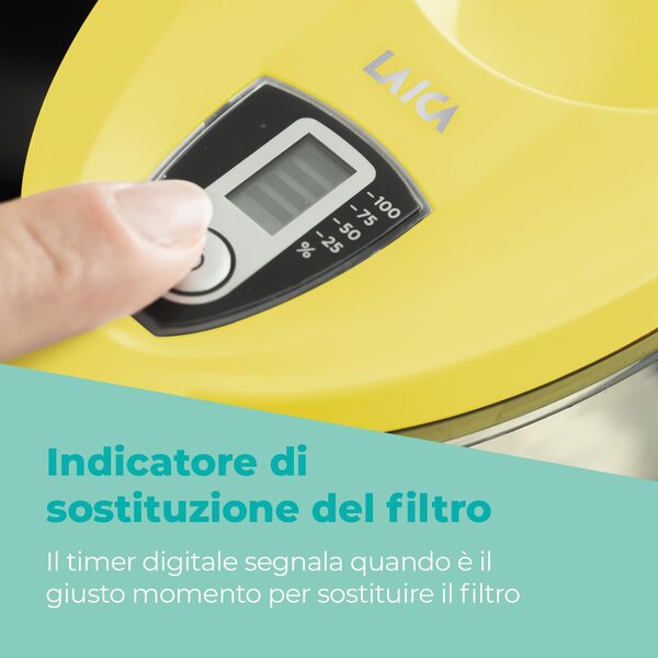 LAICA Confezione n 6 Filtri + Caraffa Filtrante Laica - J996