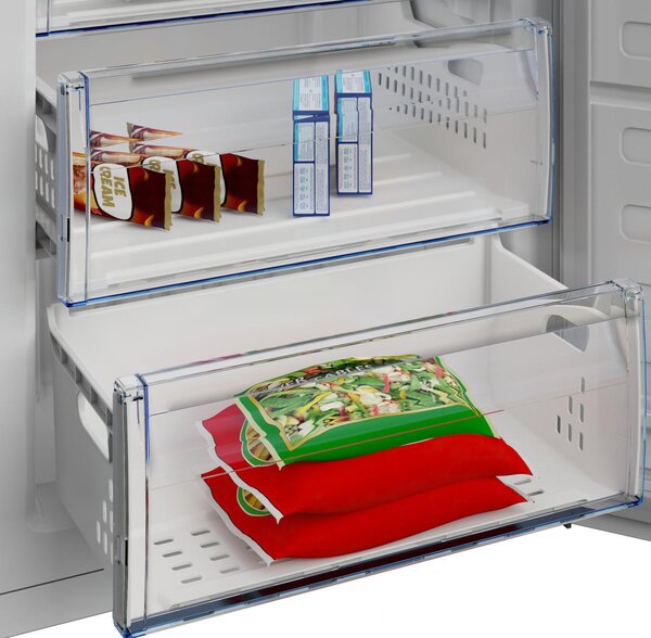 Beko Congelatore a Cassetti Verticale 240 Litri Classe E 9,8 kg/24h Raffreddamento Statico colore Bianco - RFSA240M41WN