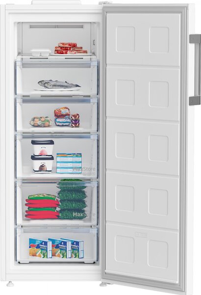 Beko Congelatore a Cassetti Verticale 220 Litri Capacit di Congelamento 13 kg/24h Classe E No Frost colore Bianco - B3RFNE274W
