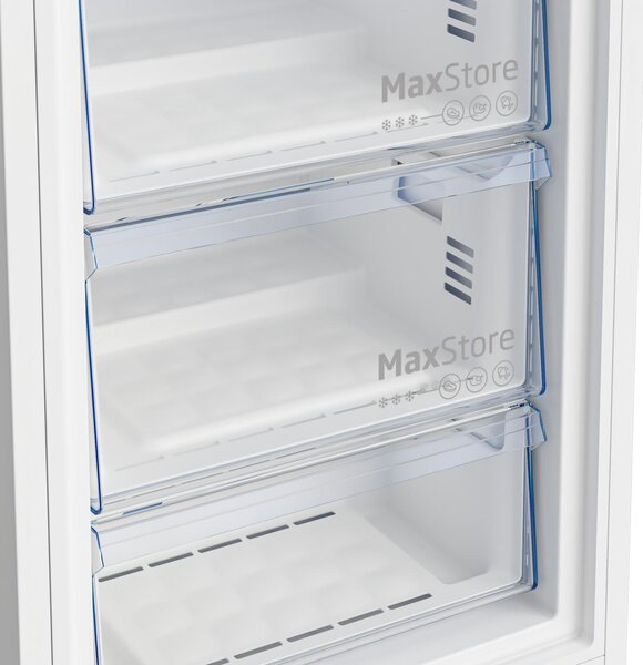 Beko Congelatore a Cassetti Verticale 220 Litri Capacit di Congelamento 13 kg/24h Classe E No Frost colore Bianco - B3RFNE274W