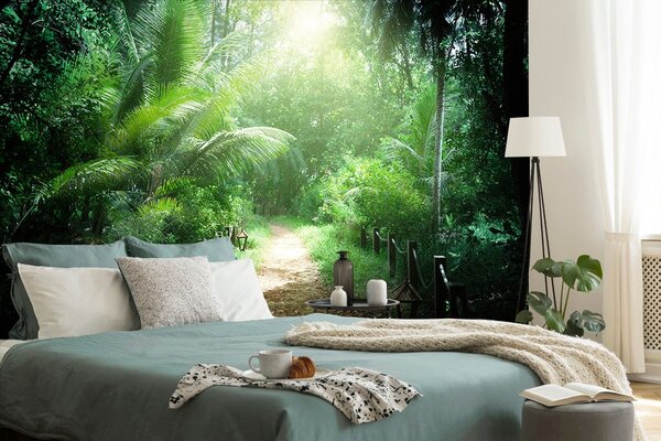 Carta da parati – Sentiero sull'isola di Seychelles