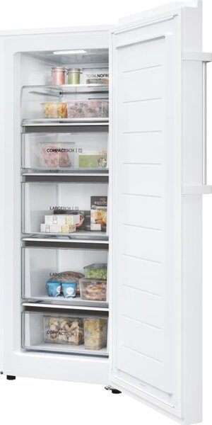 Haier Congelatore a Cassetti Verticale Capacit 226 Litri Classe energetica E Capacit di congelamento 14 kg/24h No Frost colore Bianco - H4F226WEH1