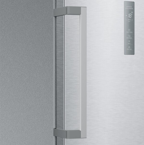 Haier Congelatore a Cassetti Verticale Capacit 226 Litri No Frost Classe energetica E Capacit di congelamento 14 kg/24h colore Inox - H4F226SEH1