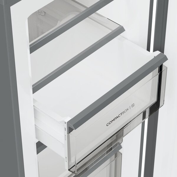 Haier Congelatore a Cassetti Verticale Capacit 226 Litri No Frost Classe energetica E Capacit di congelamento 14 kg/24h colore Inox - H4F226SEH1