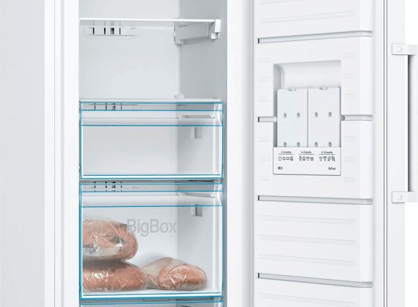 Bosch Congelatore a Cassetti Verticale Capacit 225 Litri No Frost Classe energetica E Capacit di congelamento 20 Kg/24h colore Bianco - GSN33VWEP