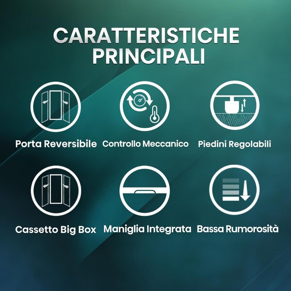 Hisense Congelatore a Cassetti Verticale Capacit 61 Litri Classe energetica E Capacit di congelamento 3 kg/24h colore Bianco - FV78D4AWE