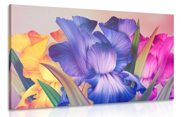 Quadro su tela – Fantasia floreale