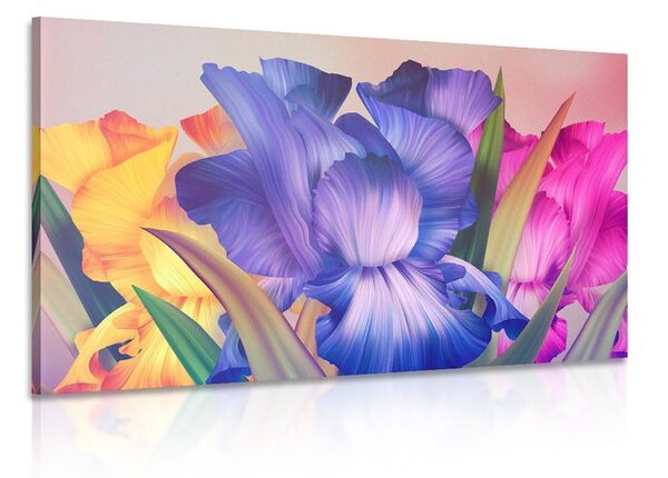 Quadro su tela – Fantasia floreale